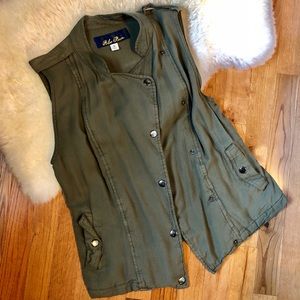 Blue Rain Olive Vest